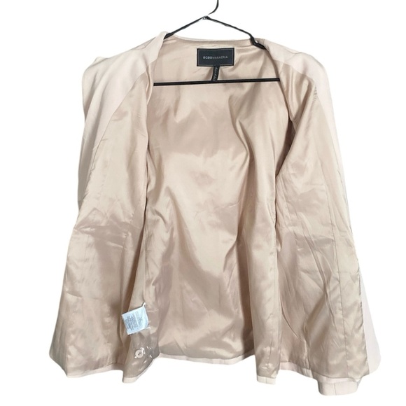 BCBGMAXAZRIA Corpcore Classic Money Maker Office Blazer Bear Pink Women's Size M - Picture 10 of 13